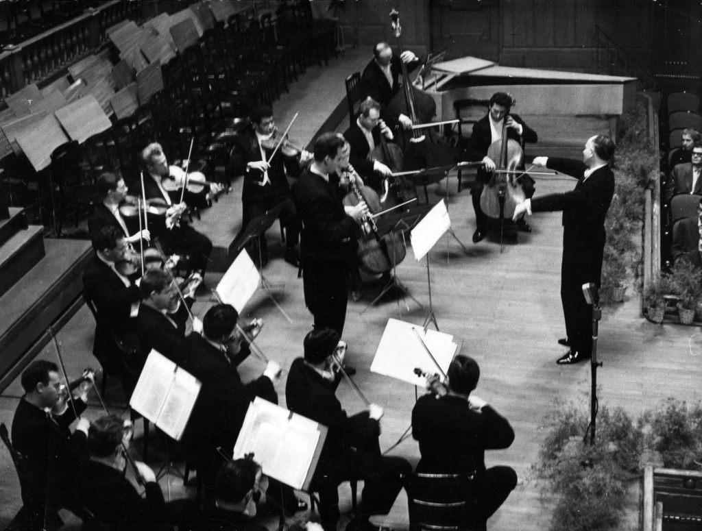 The Moscow Chamber Orchestra. Conductor Rudolf   Barshai. Budapest, 1964