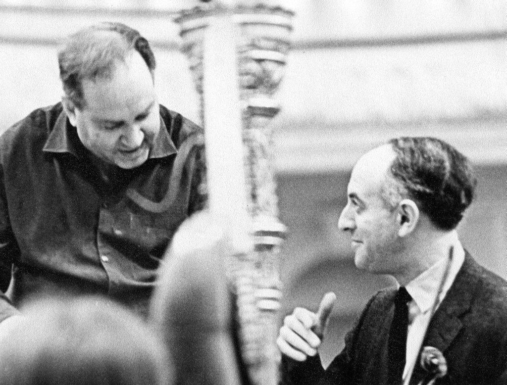 Rehearsal with David Oistrakh. The Grand hall of   Moscow conservatory