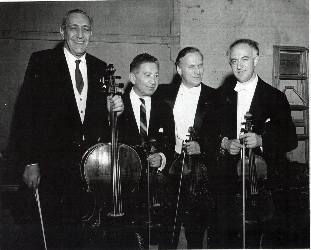 Gregor Piatigorsky, Henrich Temyanko, Yehudi   Menuhin, Rudolf Barshai. Quartet recital