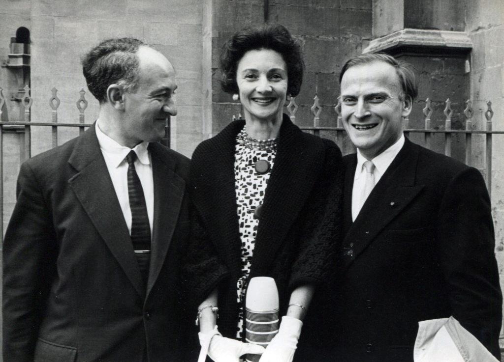 Рудольф Баршай, Диана и Иегуди Менухины.   Лондон, 1962