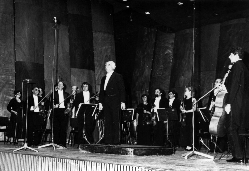 Концерт Израильского камерного оркестра.   Дирижер Рудольф Баршай. 1977